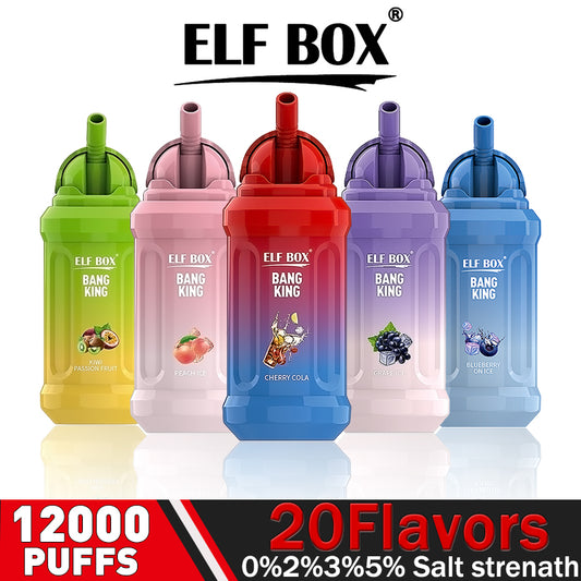 Annavape E Cigarette Elf Box Bk12000 Puffs 0/20/30/50mg Nic