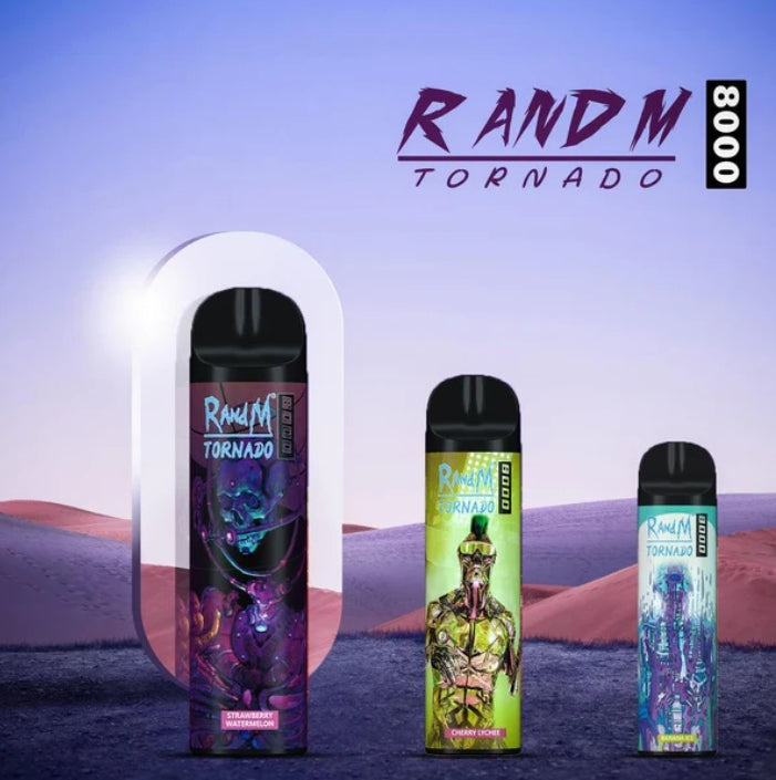 Annavape Randm Tornado 8000 Puff Vapes 16ml 0% 2% 3% 5% Disposable Electronic