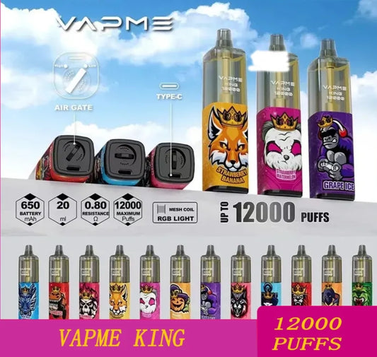 Annavape Original Vapme King 12000 Puffs E Cigarettes Disposable Vape