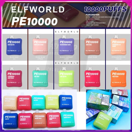 Annavape Elfworld PE10000 Elf/Bar Pi9000 Puff Disposable