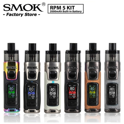 Original 80W SMOK RPM 5 Kit 2000mAh Built-in Battery Vaping Vaporizer Vape Free Shipping