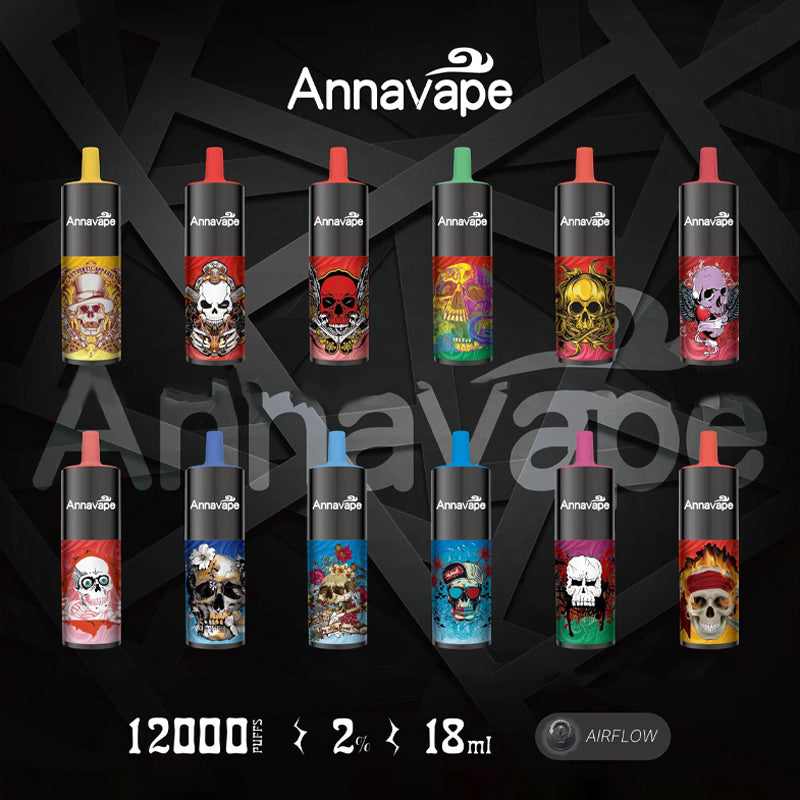 Original Annavape 12000 Puffs 18ml Rechargeable Vape Kit Coke Can Device (Free Shipping)