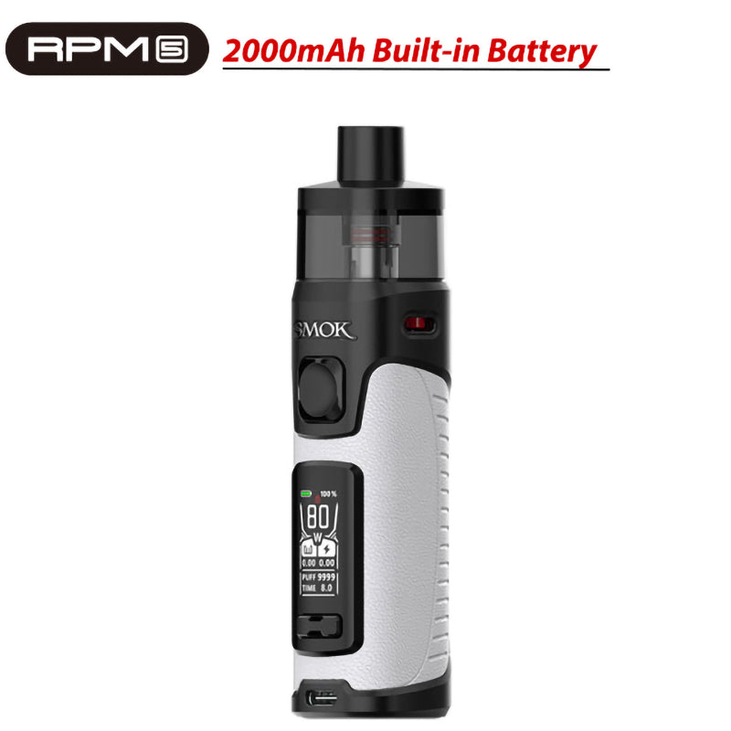 Original 80W SMOK RPM 5 Kit 2000mAh Built-in Battery Vaping Vaporizer Vape Free Shipping