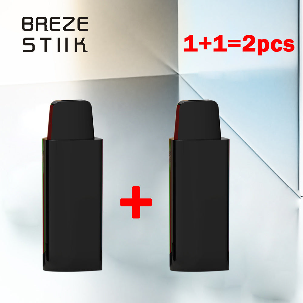 Original Breze Stiik Tank 2000 Puffs 6500mAh Replaceable Cartridge Vape Kit Device (Free Shipping)